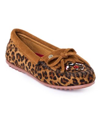 Women's Thunderbird Animikii Leopard Moccasins
