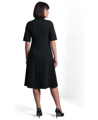Black Plus Size Midi Dresses