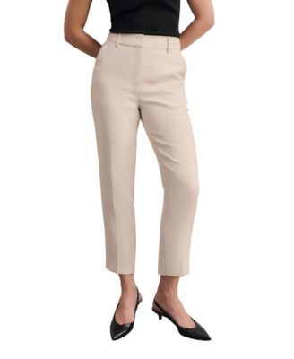 Women's High-Rise Tailored Ankle Trousers
