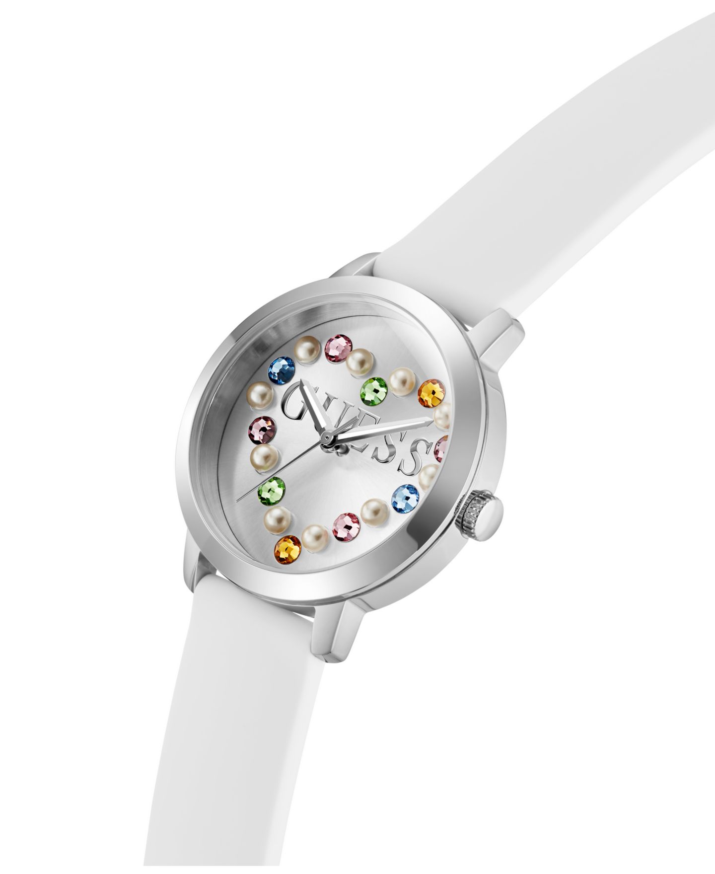 Женские часы GUESS White Silicone 36mm — фото 3