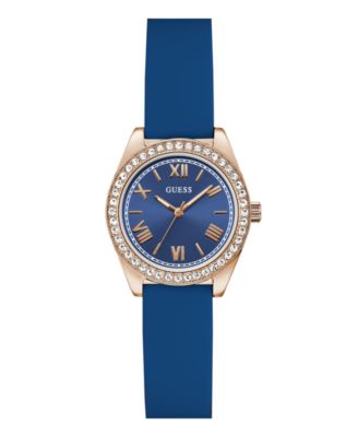 Women's Quartz Blue Silicone Watch 30mm