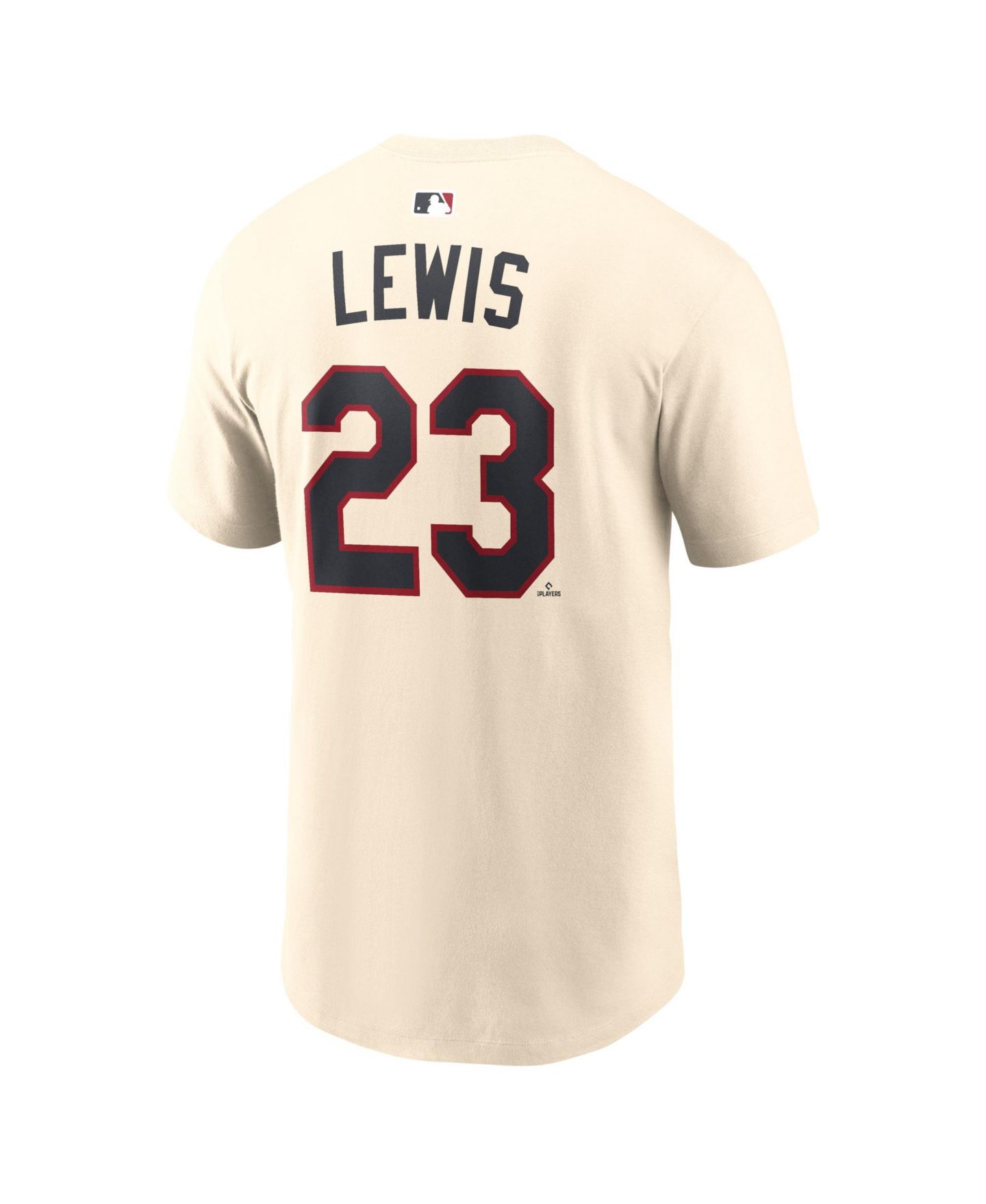 Мужская футболка Nike Royce Lewis Cream Minnesota Twins 2026 Field of Dreams Name & Number — фото 3