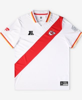 Men's White Kansas City Chiefs Football x Football Collared Fan Jersey