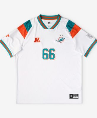 Men's White Miami Dolphins Football x Football V-Neck Fan Jersey