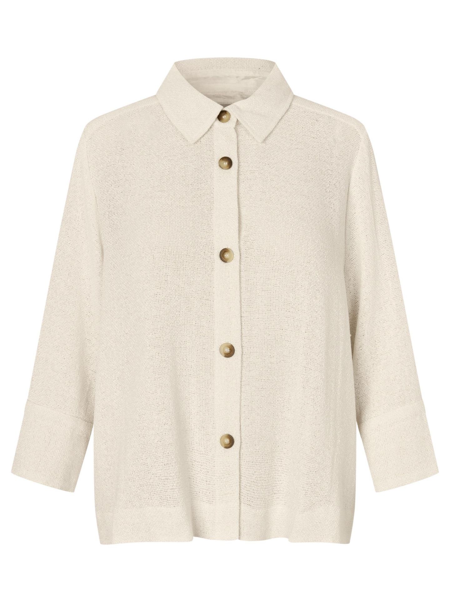 Женские куртки Masai Copenhagen Button-Down Shacket, цвет: Чёрный — фото 5