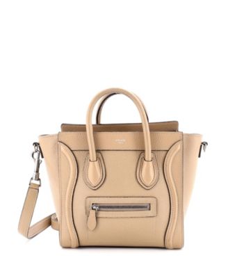 Nano Luggage Bag Grainy Leather