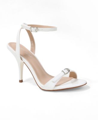 Women's Diana Patent Stiletto Sandals with Buckle Detail