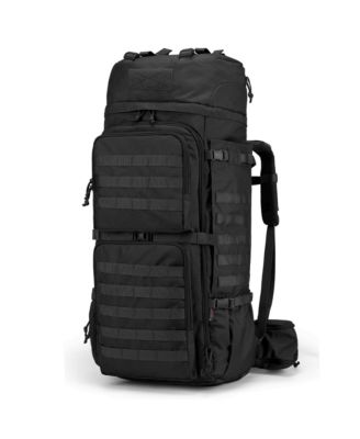 75L MOLLE Hiking Backpack With Rain Cover Hydration Compartment For Camping Travel
