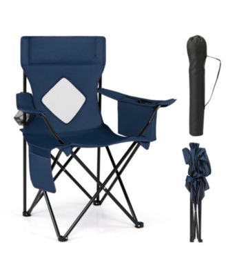 Folding Camping Chair with Breathable Mesh Backrest