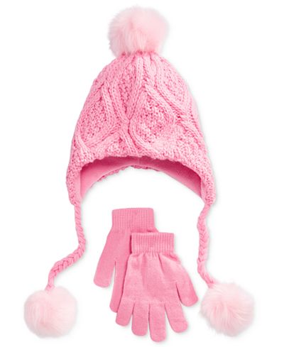 Berkshire Girls' 2-Pc. Heidi Hat & Gloves Set