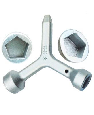 Meter Curb Box Key Triangular Wrench Pit Lid Opener