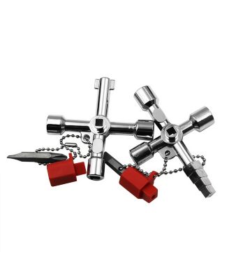 24-in-1 Universal Utility Key Zinc Alloy Plumber Tool