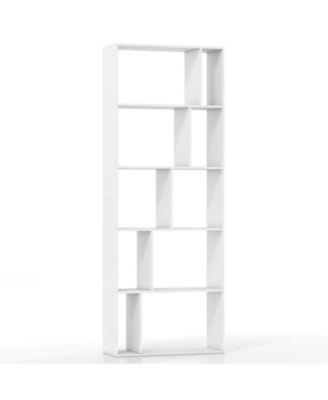 5-Tier Modern Bookshelf with Open Back and 2 Anti-Tipping Kits