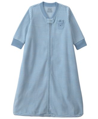 Baby Boys' and Baby Girls' Striped Fleece Loose-Fit Wearable Blanket
