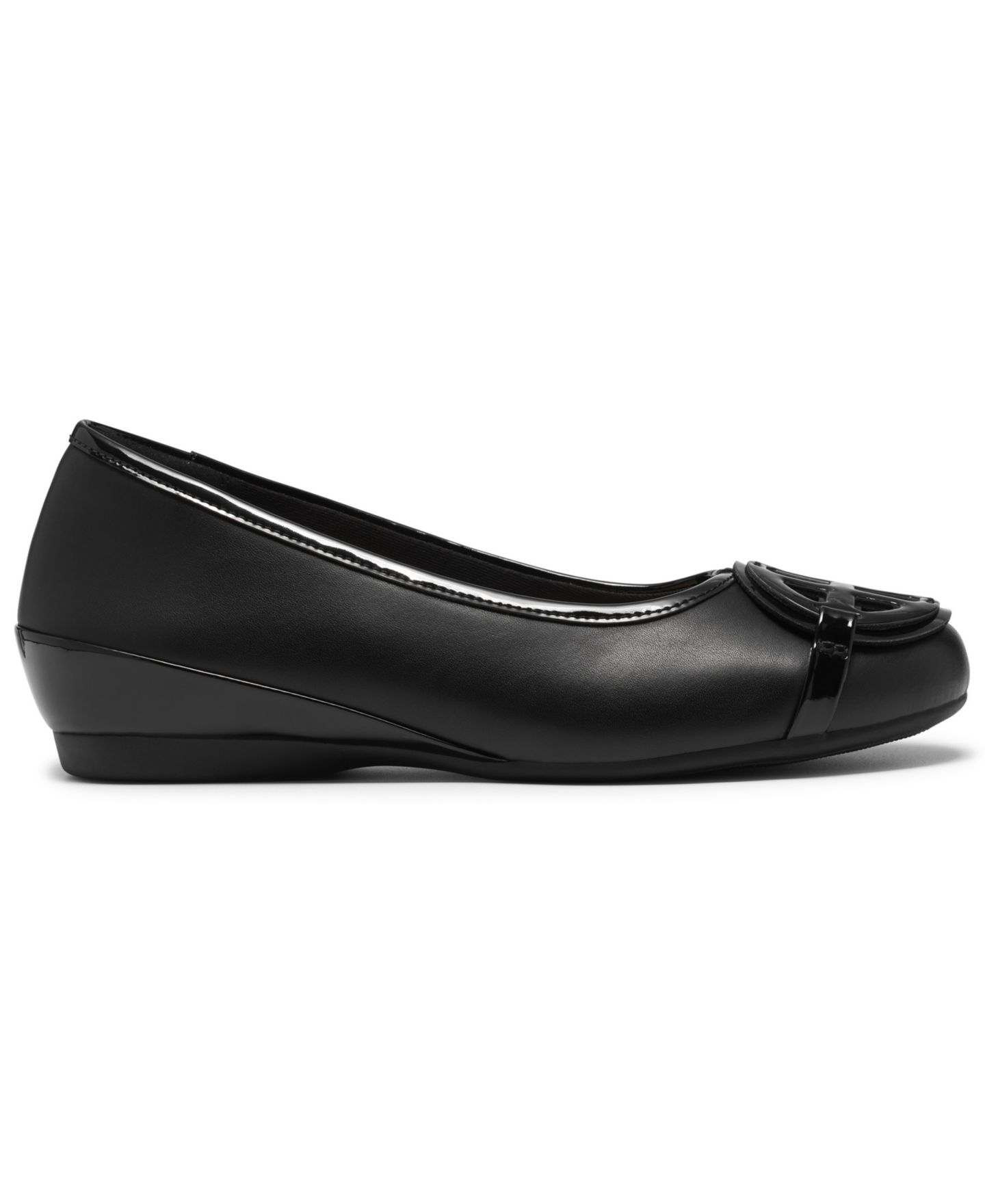 Женские слипоны-балетки Clarks Cathrynn Luna, цвет: Чёрный лаковый — фото 2