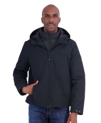 Men's Open Bottom Soft Shell Bib Jacket
