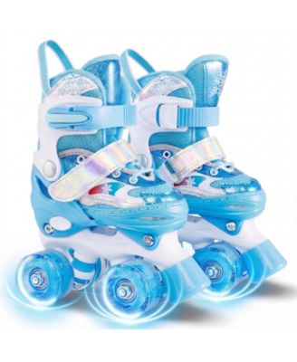 Toddler Roller Skates with 4 Light-Up Wheels and Triple Protection