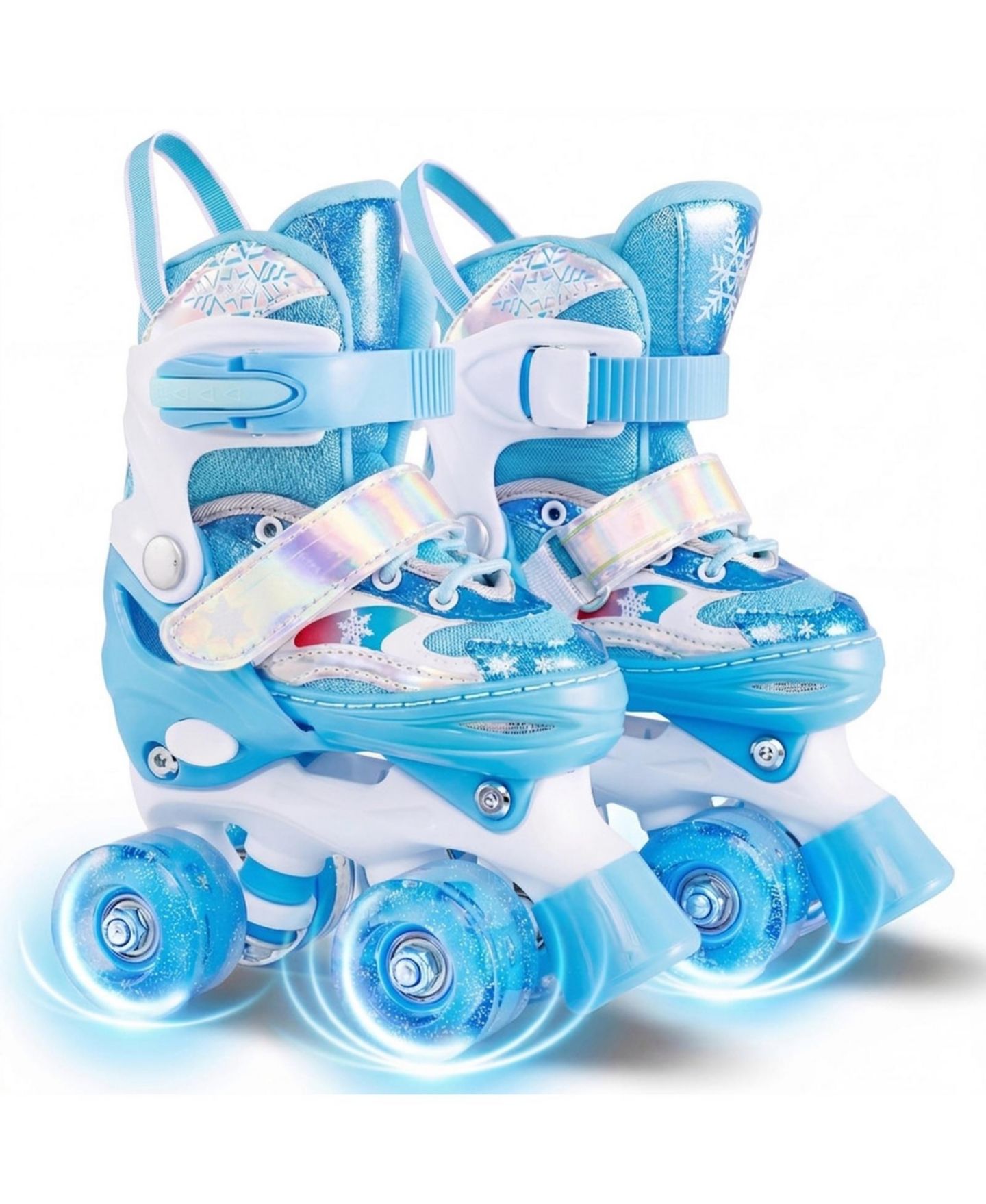 Детские игрушки HONGGE Toddler Roller Skates with 4 Light-Up Wheels and Triple Protection, цвет: Тёмно-синий — фото 1