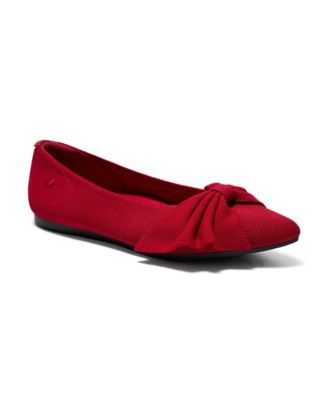 Women's Azura Pointed-Toe Bow Flats