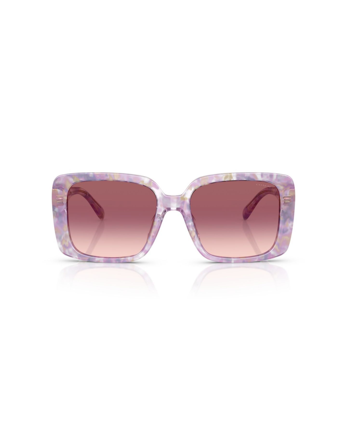 Женские солнцезащитные очки COACH Sunglasses, CAD55 HC8424F, цвет: Фиолетовый — фото 2