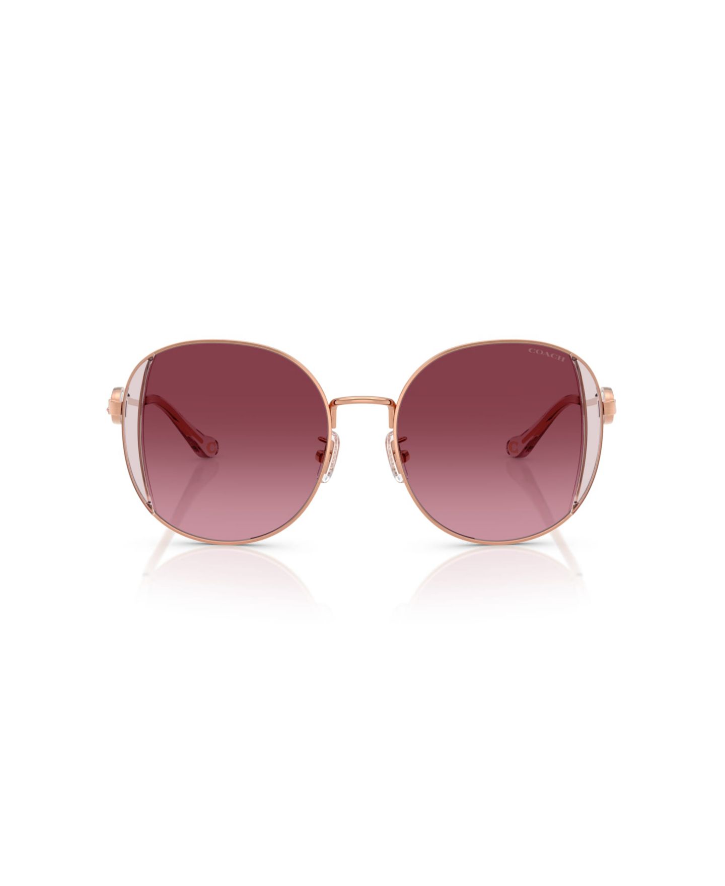 Женские солнцезащитные очки COACH Sunglasses, CAD73 HC7176B, цвет: Розовое золото — фото 2