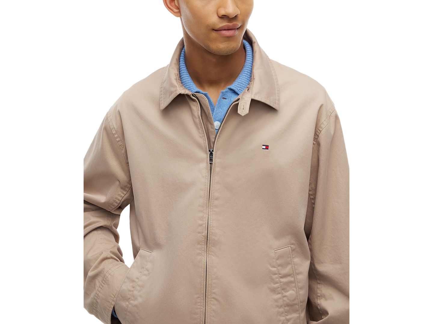 Мужская куртка Tommy Hilfiger Classic Full-Zip Ivy, цвет: Хаки — фото 3