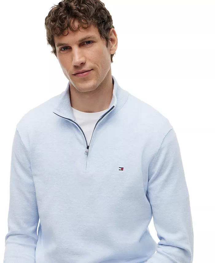 Men's Essential Quarter-Zip Knit Sweater - thumbnail 7