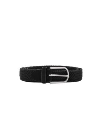 Men's Braided Leather Belt