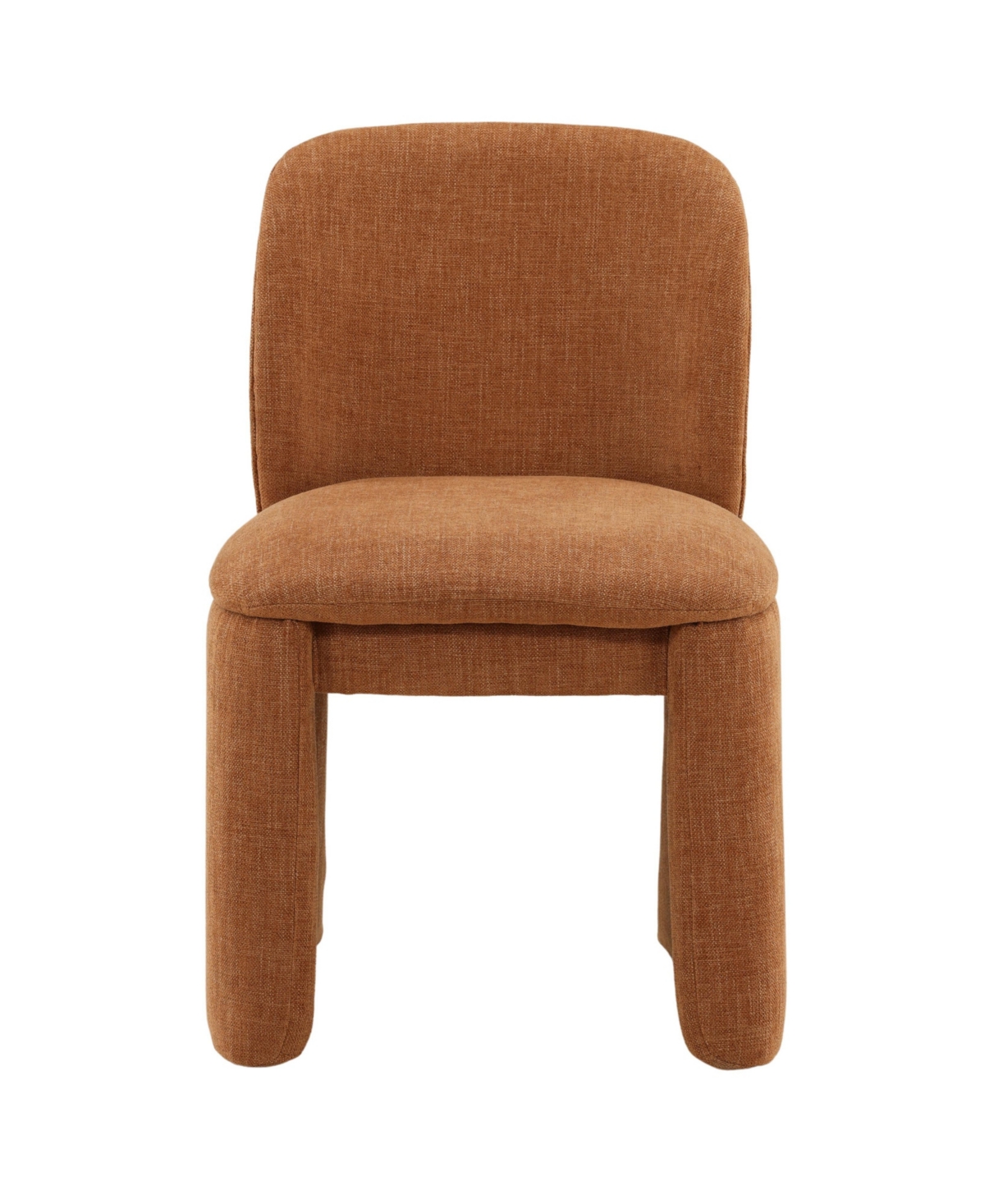 Dovetail Furniture Harlan Basketweave Upholstered Dining Chair