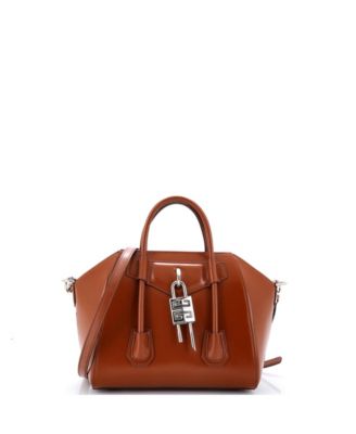 Mini Antigona Lock Bag Leather