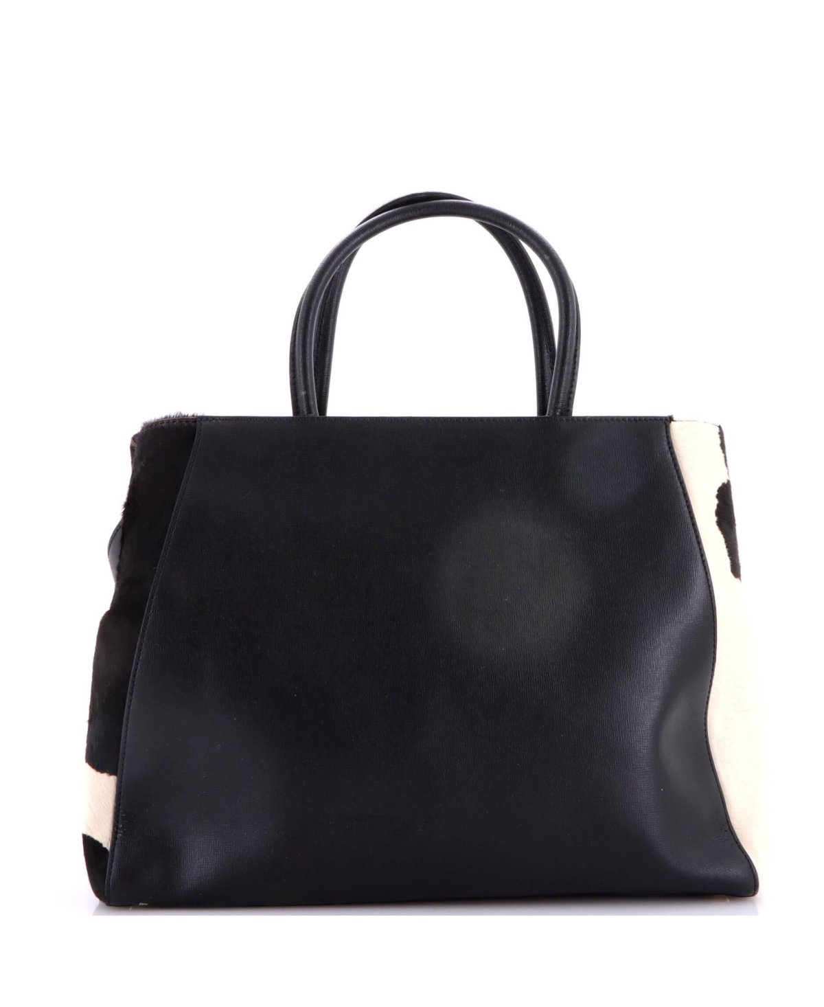Pre-Owned Fendi Large 2Jours Bag Pony Hair and Leather