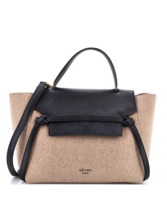 Mini Belt Bag Felt and Leather