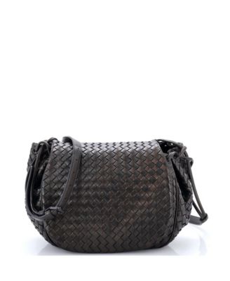 Small Flap Messenger Bag Intrecciato Nappa