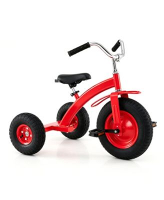 Carbon Steel Kids' Bike with Adjustable Handlebar and Seat, 15" Inflatable Rubber Tires, 200 lb Capacity, Ages 3+