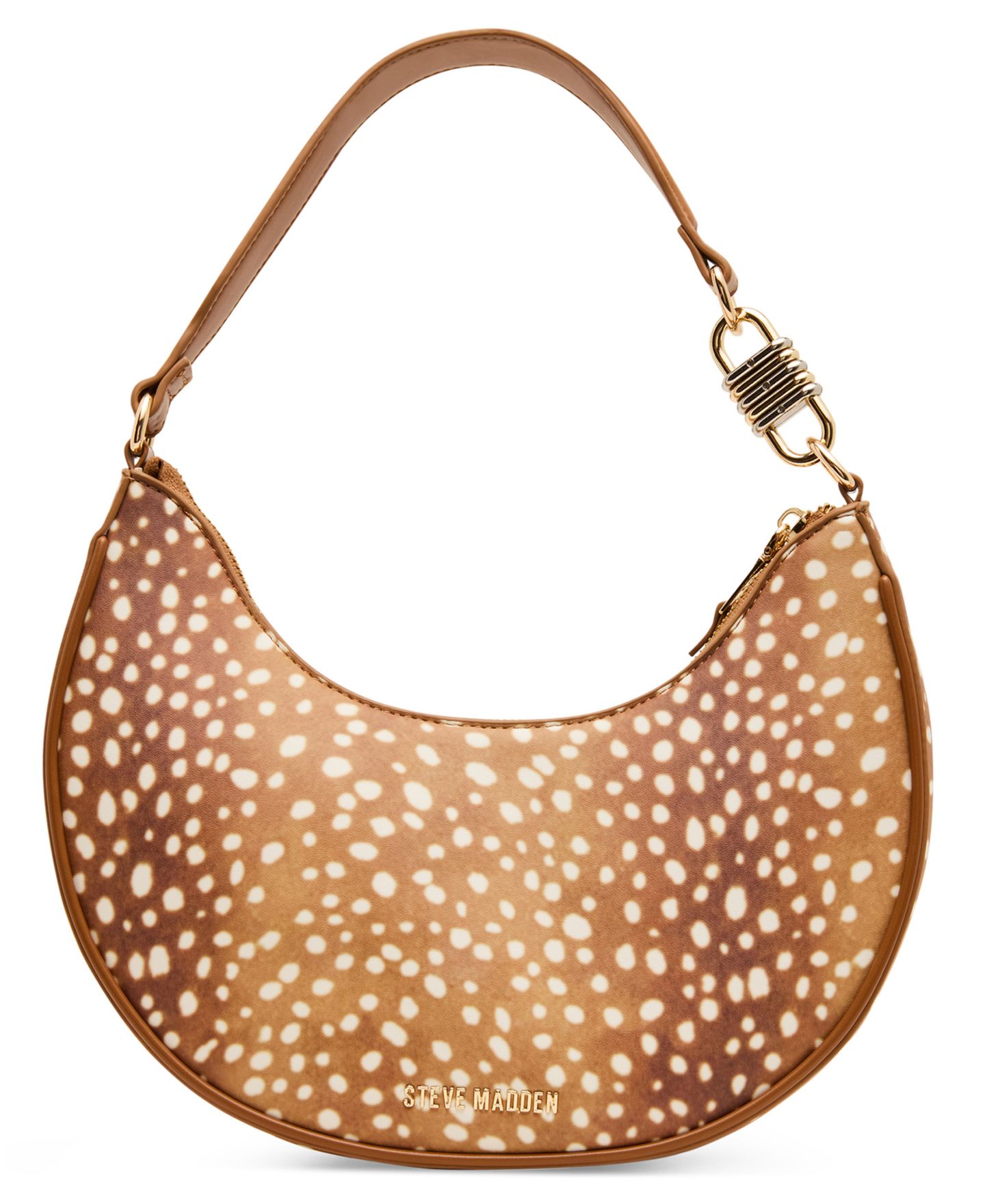 Женская сумка Steve Madden Lohan Small Shoulder Handbag, цвет: Рыжевато-коричневый разноцветный — фото 2