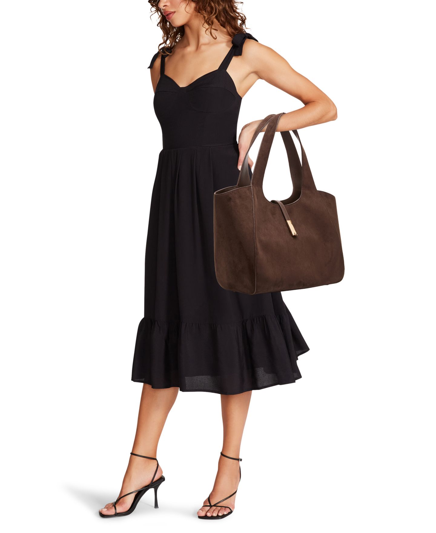 Женская сумка Anne Klein Extra-Large Top Handle Tote Handbag, цвет: Коричневый — фото 6