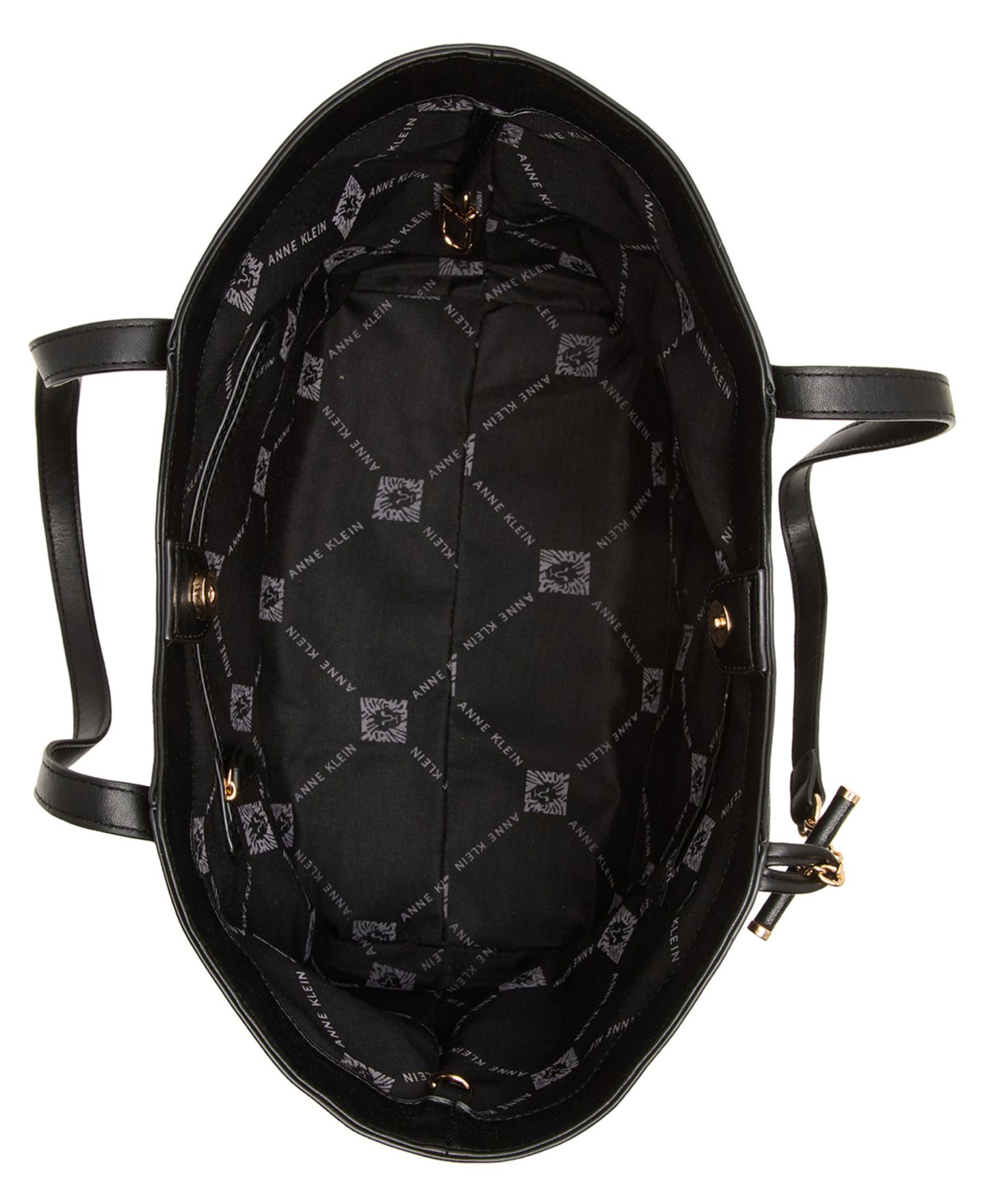 Женская сумка Anne Klein Toggle Extra-Large Tote Handbag, цвет: Чёрный — фото 4