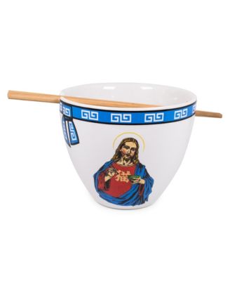 Bowl Bop Can I Get A Ramen Japanese Dinnerware Set 16-Ounce Bowl, Chopsticks