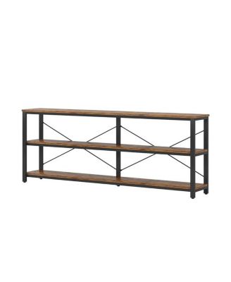 70.9" Console Table with 3-Tier Metal Frame Storage