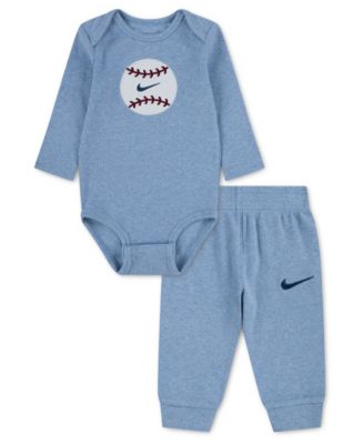 Baby Boys' Readyset Grow Baseball Long-Sleeve Bodysuit and Pants, 2-Piece Set