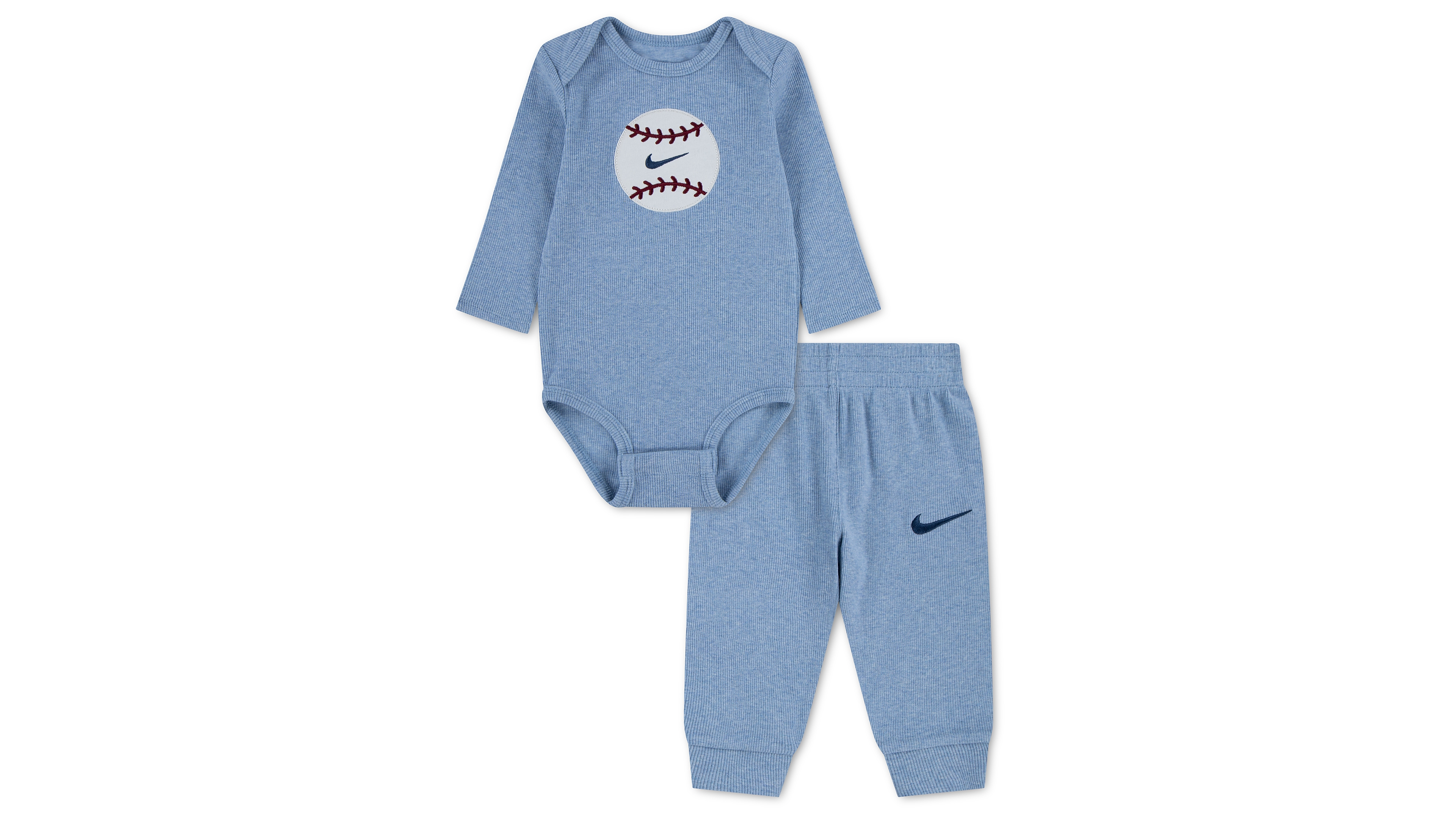 Nike Baby Boys' Readyset Grow Long-Sleeve Bodysuit and Pants, 2-Piece Set