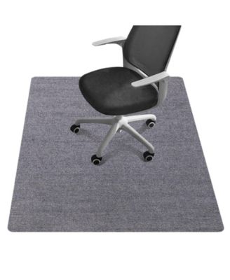 Non-Slip Office Chair Mat Hardwood Floor Protection Easy Clean Quiet Rolling Chair Mat