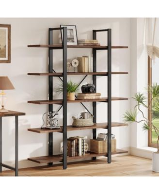 5-Tier 70 Inch Tall Bookshelf
