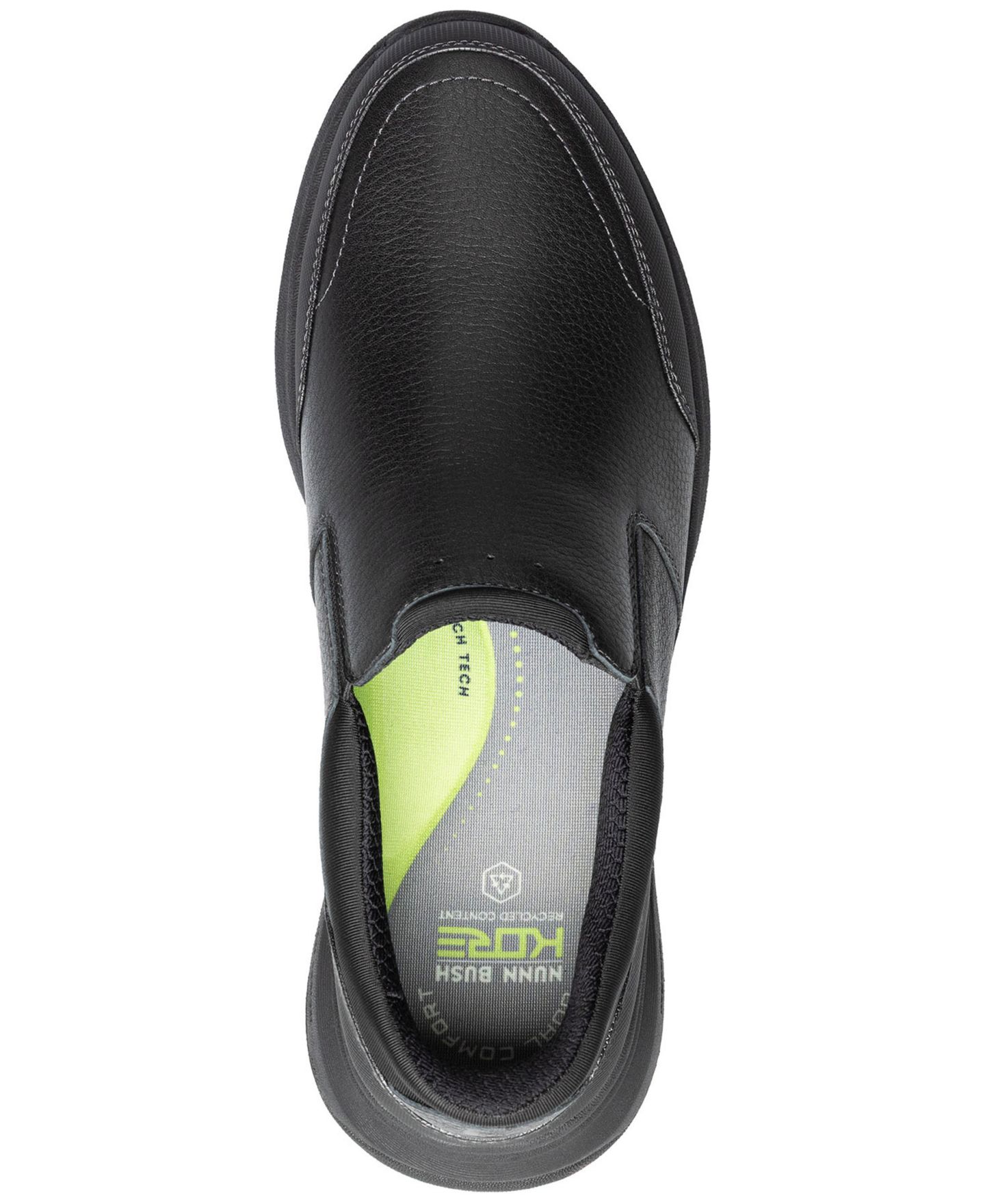 Мужские туфли Nunn Bush Kore Taz Easy Hands Free Moc-Toe, цвет: Чёрный — фото 4