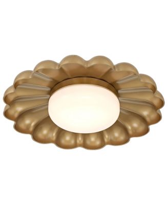 Possini Euro Braum 14" LED Flower Petal Ceiling Light