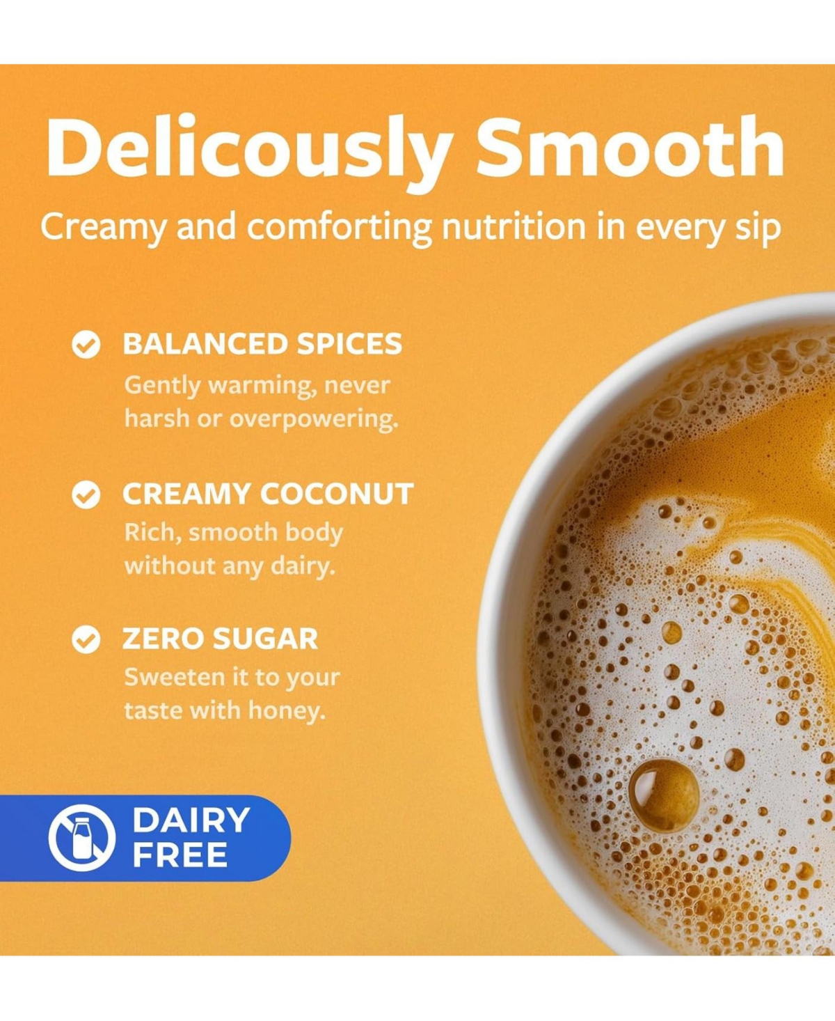 Pure Co Golden Milk Turmeric Drink Mix Powder
