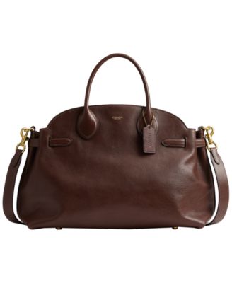 Soft Empire Large Leather Carryall Bag 40