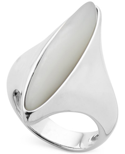 Nambé Mother-of-Pearl Marquise Ring in Sterling Silver, Only at Macy's
