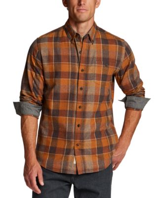 Men's Button-Front Flannel Shirt