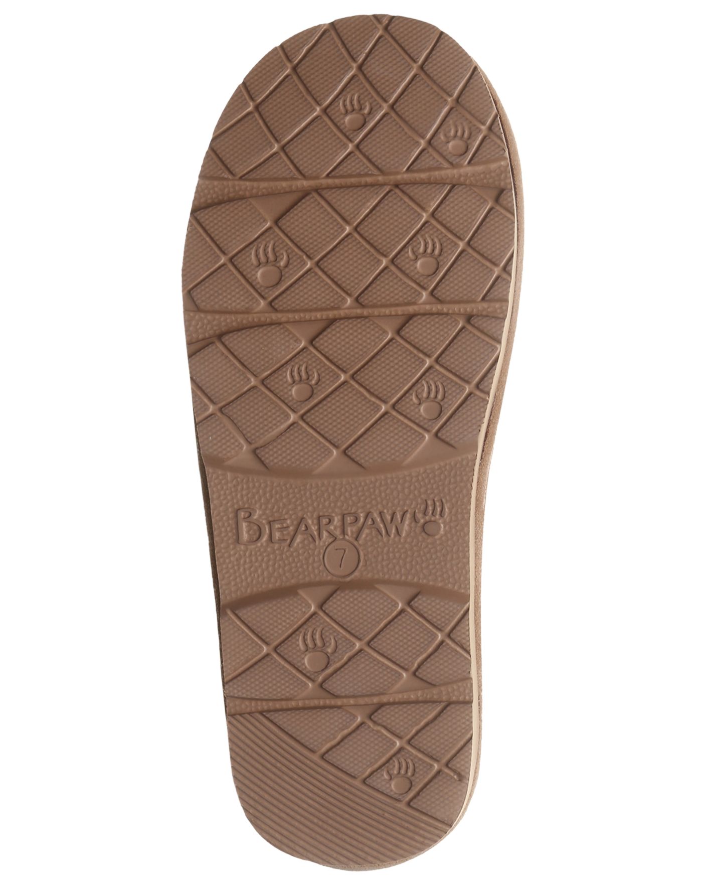 Женские тапочки Bearpaw Bella Suede Slip-On Slippers, цвет: Берёзовый — фото 5